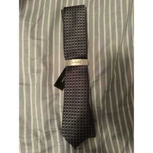 NWT Alfani Mens Tolbert Pattern Silver 040 Neck Tie